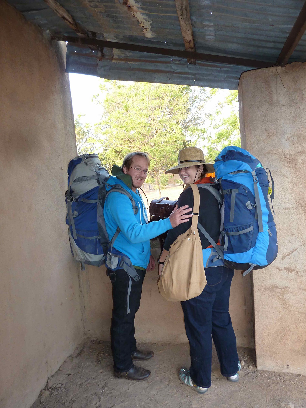 Seattle-Wedding-Florist-Bloom-Poet-Owner-Caroln-Kulb-in-Mali Owner Carolyn Kulb and her husband in Mali for Peace Corps