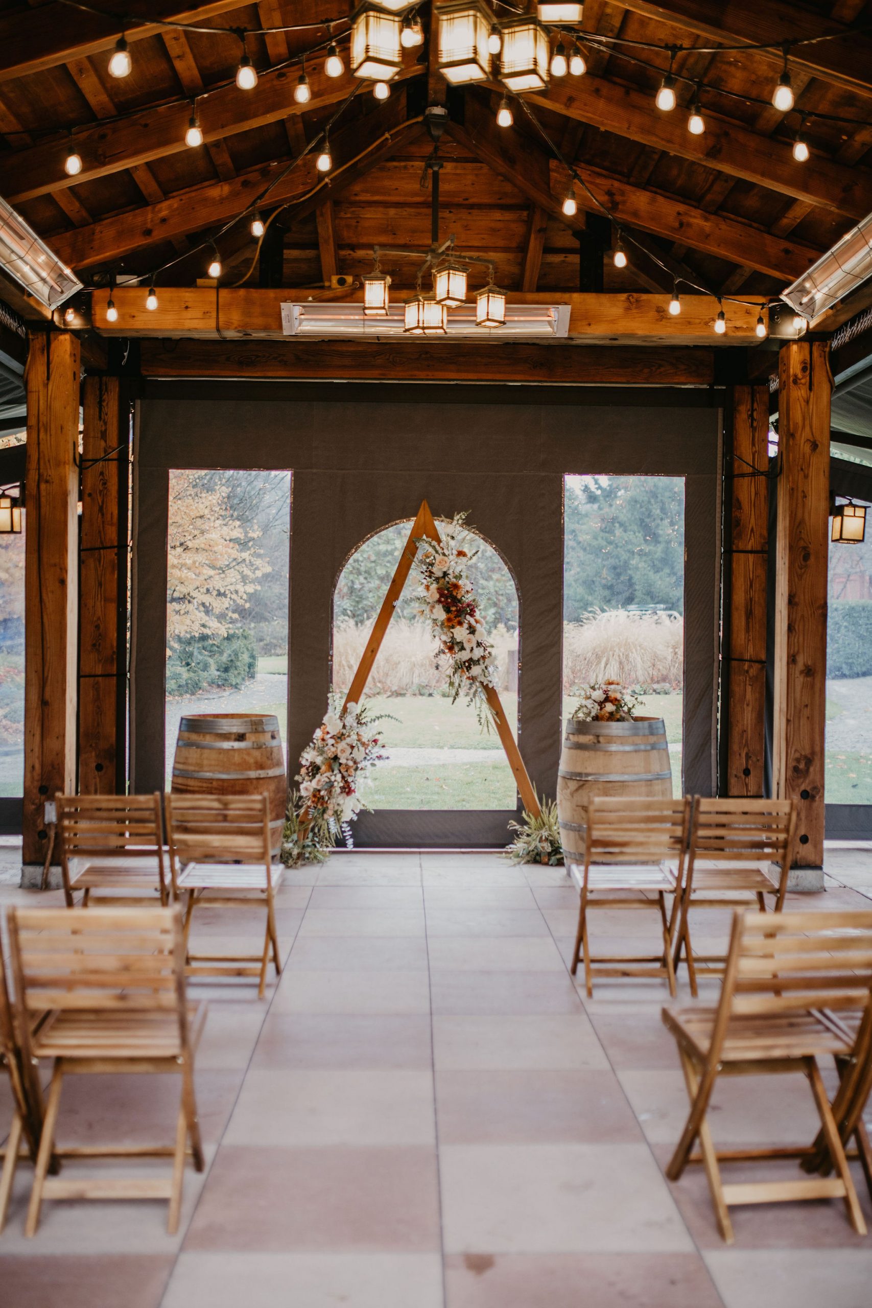 folk art flowers willows lodge wedding woodinville wedding willows lodge wedding setup micro wedding microwedding