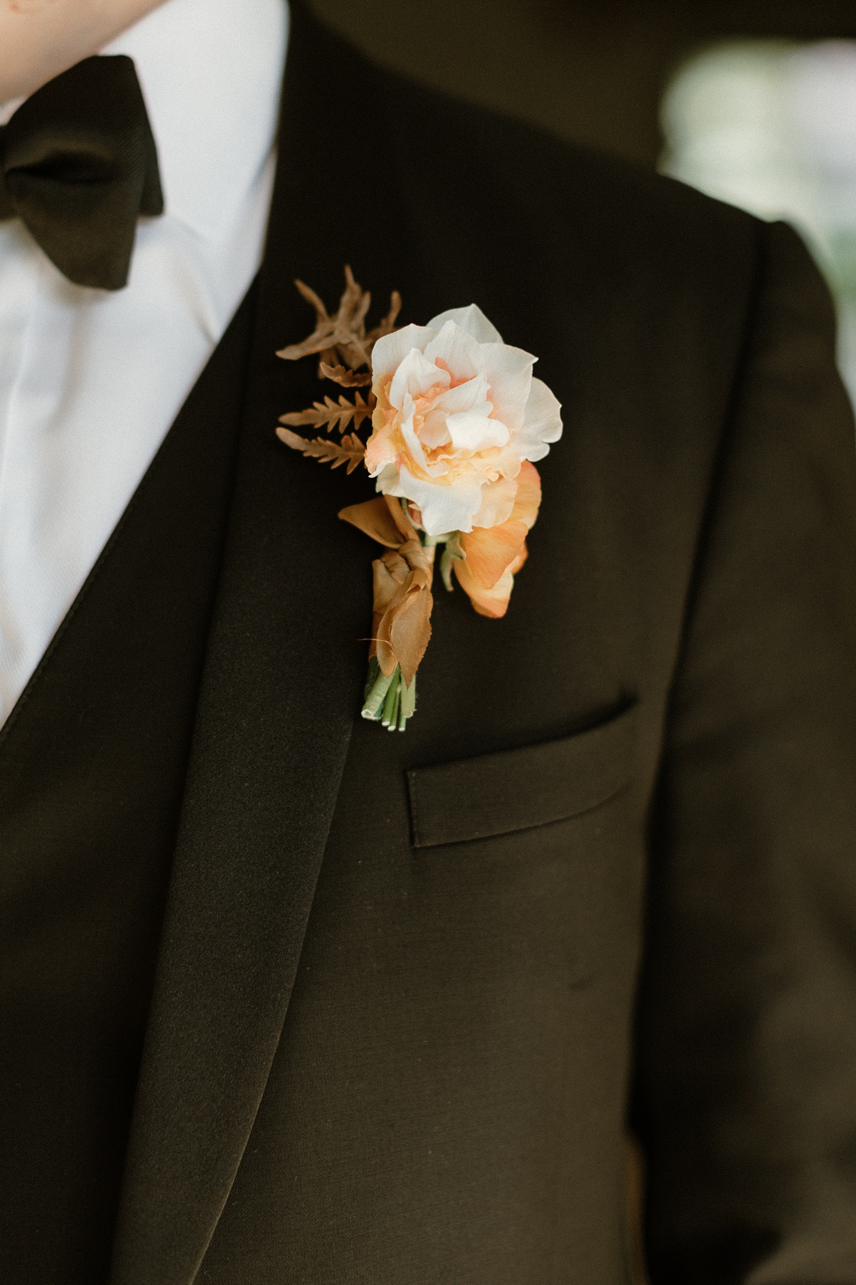 Block 41 wedding boutonniere